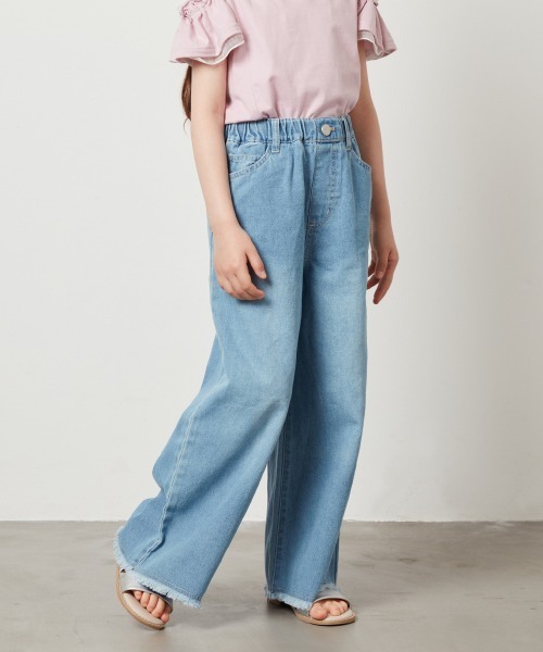希少！！LIDNM デニム ワイドパンツ げんじさんのデニムパンツを使ったコーディネート - ZOZOTOWN