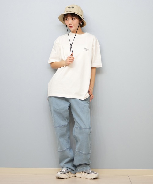 tシャツ Manhattan Portage/マンハッタンポーテージ オーバーサイズTシャツ LOGO MP-M375 レディース Manhattan Portage tシャツ Portage/マンハッタンポーテージ