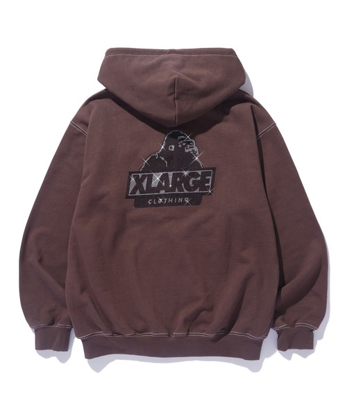 XLARGE（エクストラ ラージ） パーカー RHINESTONE OG ZIP HOODED
