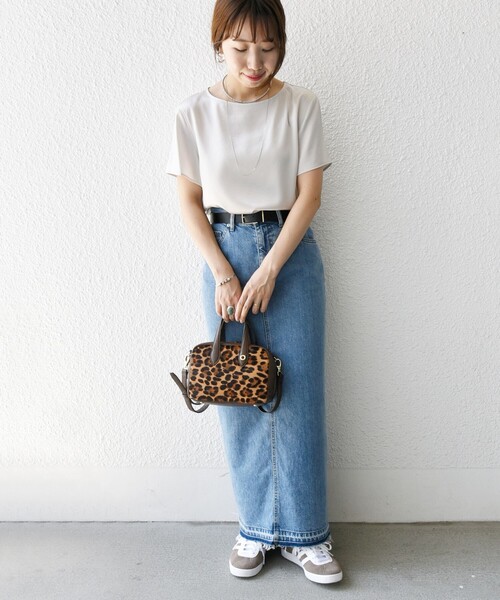 SHIPS for women / シップスウィメン 〈手洗い可能〉サテン ショート スリーブ ブラウス SHIPS ブラウス シャツ 「手洗い可能」サテン ショート スリーブ