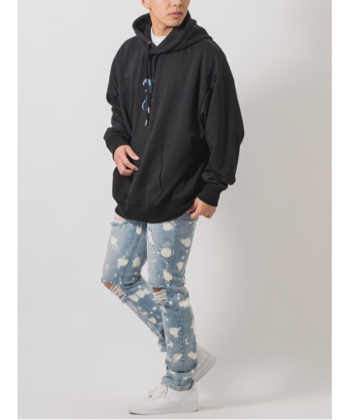 RE730 パーカー RE730 Rの文字が輝くビッグシルエットのパーカー