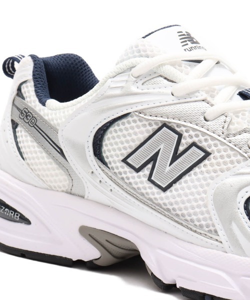 ニューバランス　MR530SG ホワイト/ネイビー/シルバー　24.0㎝ ニューバランス New Balance MR530SG （WHITE/NAVY） -靴