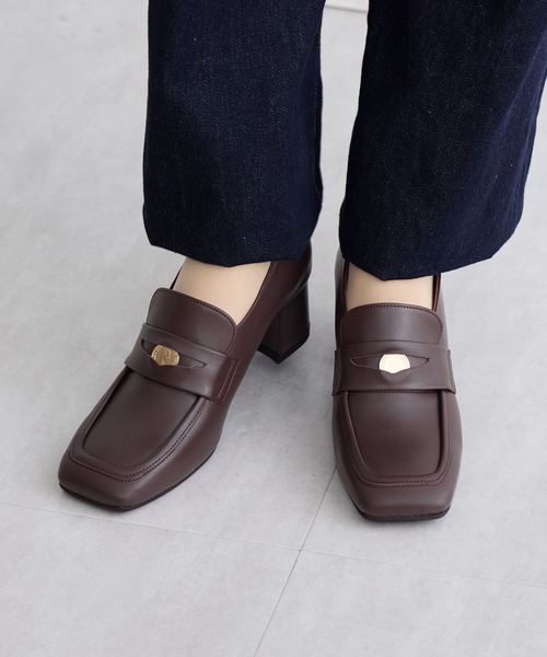 HIMIKO ローファー 「Made in Japan」「撥水」コインディティール