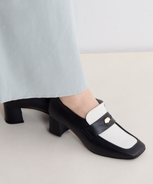 HIMIKO ローファー 「Made in Japan」「撥水」コインディティール