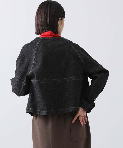 ジャケット Gジャン ラグランストレッチデニムジャケット レディース