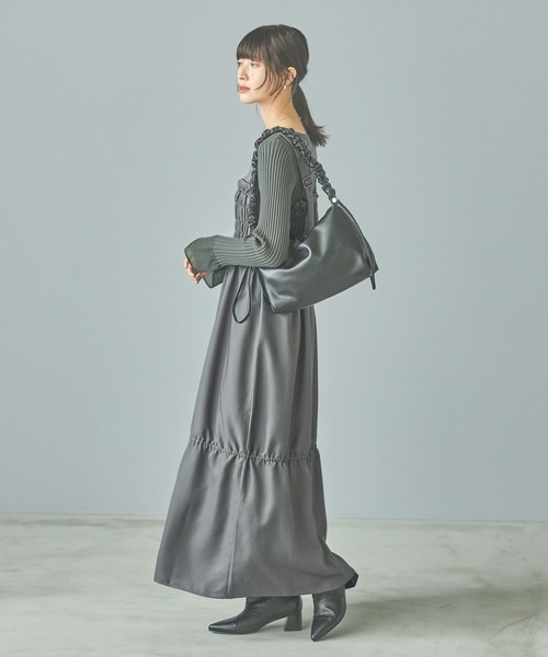 LAKOLE（ラコレ） ショルダーバッグ バッグ 2WAYギャザーショルダー