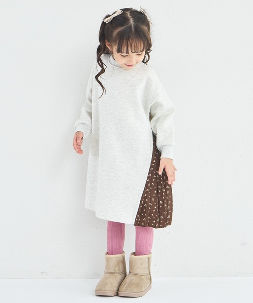 pairmanon（ペアマノン） ワンピース 「ぬくふわ」裏起毛 サイド