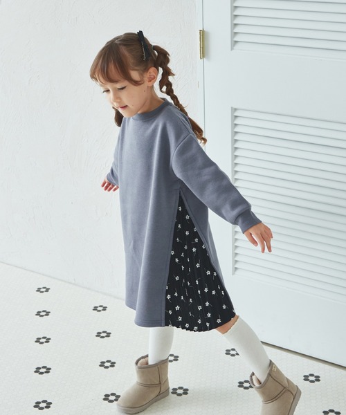 pairmanon（ペアマノン） ワンピース 「ぬくふわ」裏起毛 サイド