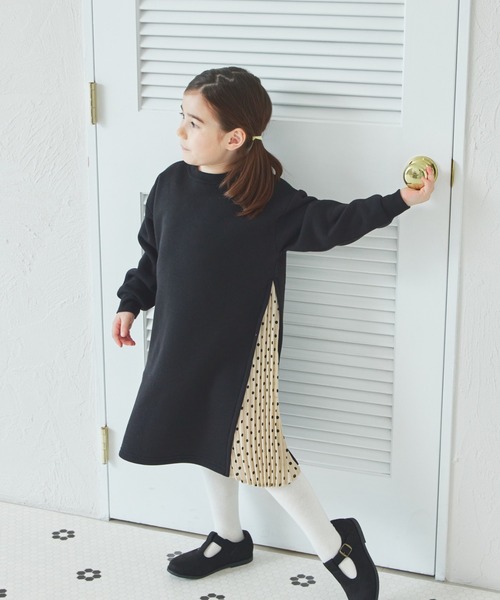 pairmanon（ペアマノン） ワンピース 「ぬくふわ」裏起毛 サイド