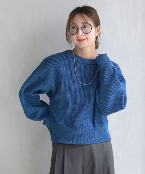 zootie（ズーティー） ニット セーター ダンボールリブニット クルー
