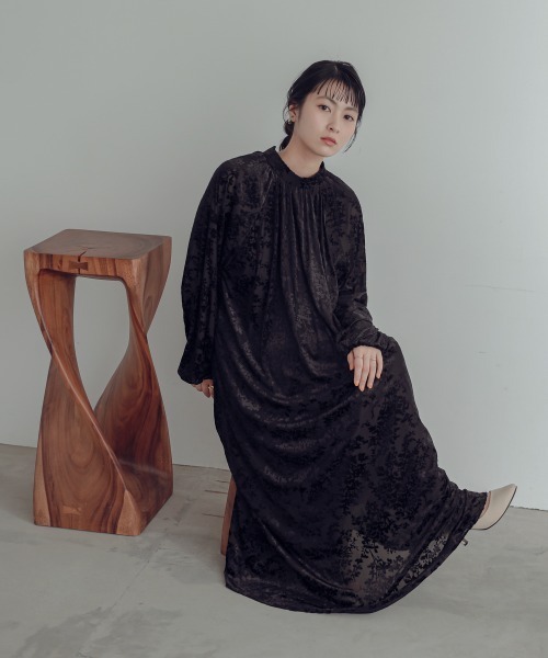 Neina ドレス ベロアオパールワンピースドレス 大きいサイズ有