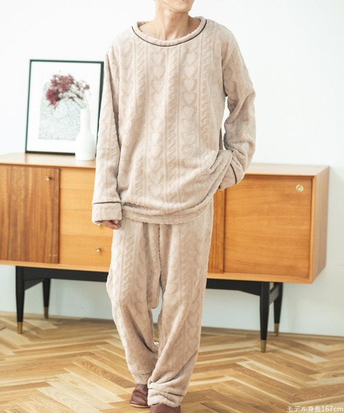 fran de lingerie パジャマ ふんわり軽くて暖かいmemory fleece