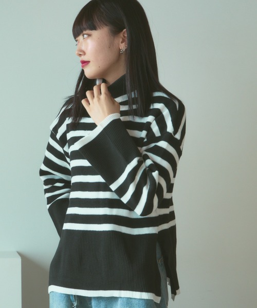 liriito タートルネックセーター M Biella Yarn 長期保管 liriito タートルネックセーター M Biella Yarn 長期保管