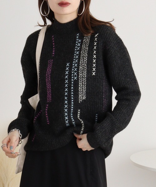 ファンアライブ　Abanicos 100％ピュアヤク ハンドステッチセーター FUNALIVE（ファンアライブ） ニット セーター Abanicos 100