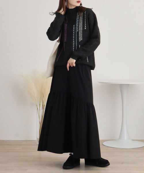 ファンアライブ　Abanicos 100％ピュアヤク ハンドステッチセーター FUNALIVE（ファンアライブ） ニット セーター Abanicos 100