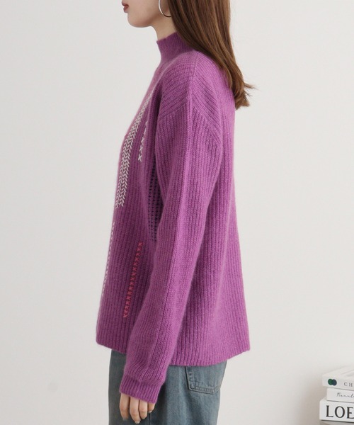 ファンアライブ　Abanicos 100％ピュアヤク ハンドステッチセーター FUNALIVE（ファンアライブ）の「Abanicos 100％ピュアヤク ハンド