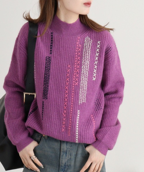 ファンアライブ　Abanicos 100％ピュアヤク ハンドステッチセーター FUNALIVE（ファンアライブ）の「Abanicos 100％ピュアヤク ハンド