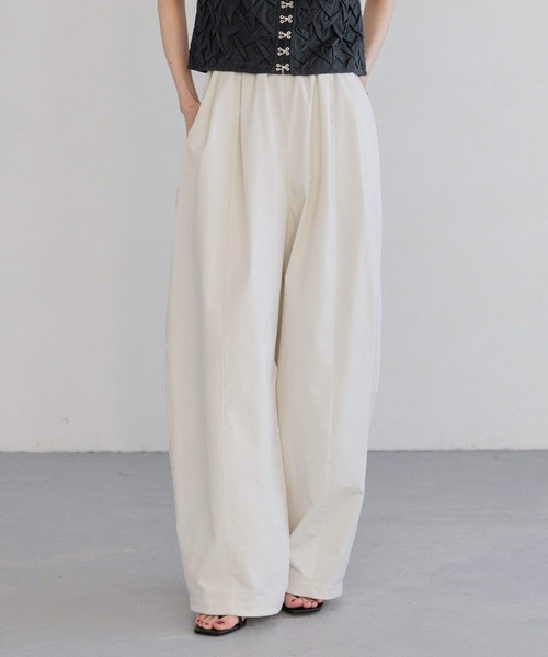 OI3oNページ パンツ イージーワイドパンツ 243166 レディース : ZOZOTOWN Yahoo!店