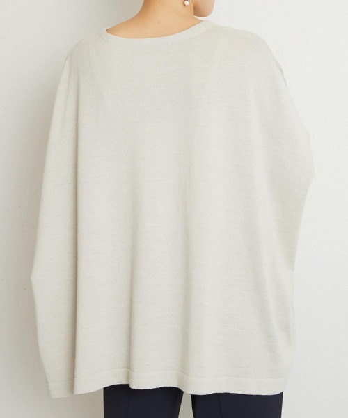 BEARDSLEY 半袖サマーニット サイズF ホワイト BEARDSLEY ニット