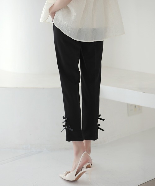 MERAKI パンツ サイドリボンパンツ レディース : ZOZOTOWN Yahoo!店