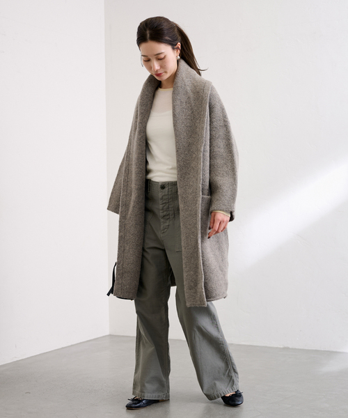LAUREN MANOOGIAN ベージュ ロングコート・カーディガン