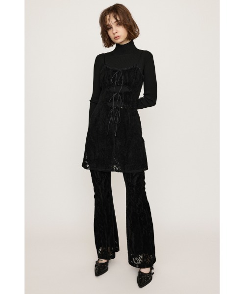FROCKY LACE RIBBON TOPS フロッキーレース リボントップス SLY ワンピース FROCKY LACE RIBBON TOPS フロッキー レース