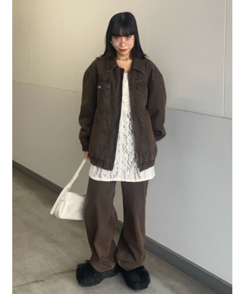 FROCKY LACE RIBBON TOPS フロッキーレース リボントップス SLY ワンピース FROCKY LACE RIBBON TOPS フロッキー レース