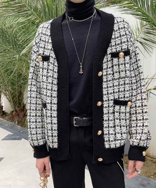 Taiga Igari Tweed Jacket Coat コート ジャケット Taiga Igari(タイガ イガリ)のTweed Act Jacketの通販｜PALETTE art