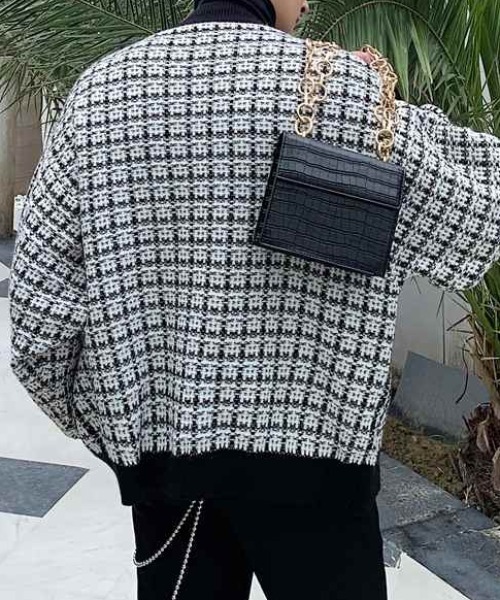 Otte ジャケット ノーカラージャケット idol tweed jacket メンズ