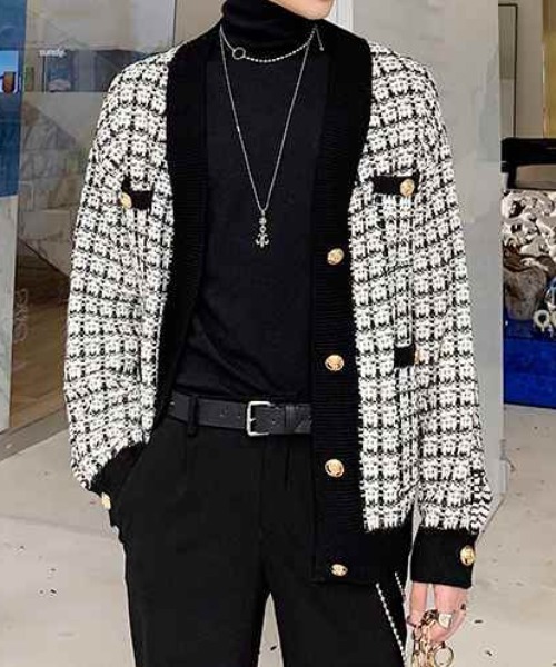 Otte ジャケット ノーカラージャケット idol tweed jacket メンズ