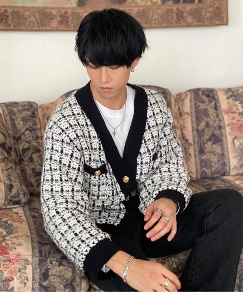 Otte ジャケット ノーカラージャケット idol tweed jacket メンズ