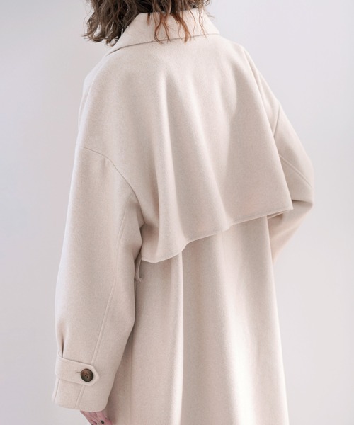 「classicalelf」 チェスターコート LARGE ブラウン レディース_画像5