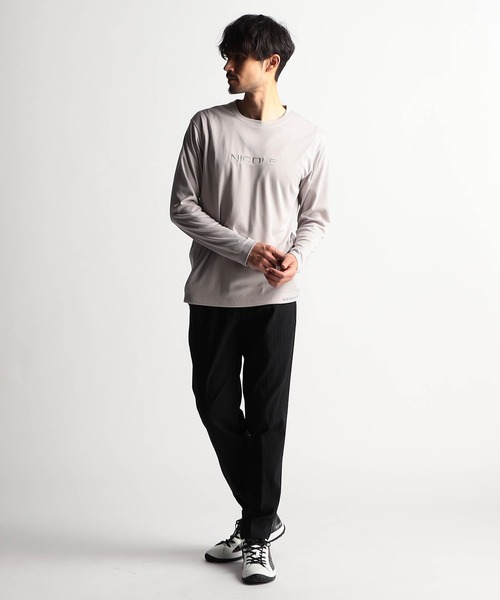 NICOLE CLUB FOR MEN（ニコルクラブフォーメン） tシャツ ロゴ刺繍長袖
