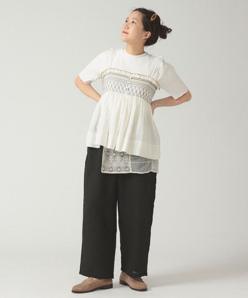 BEAMS BOY キャミソール シャーリング : ZOZOTOWN Yahoo!店