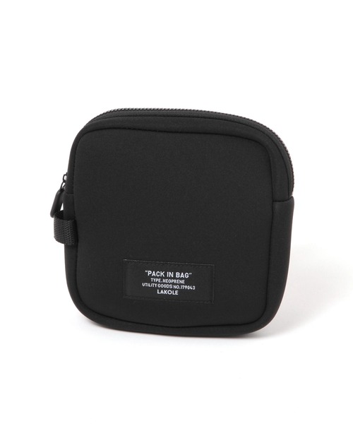 LAKOLE（ラコレ） ポーチ ネオプレーンスクエアポーチ / 156553