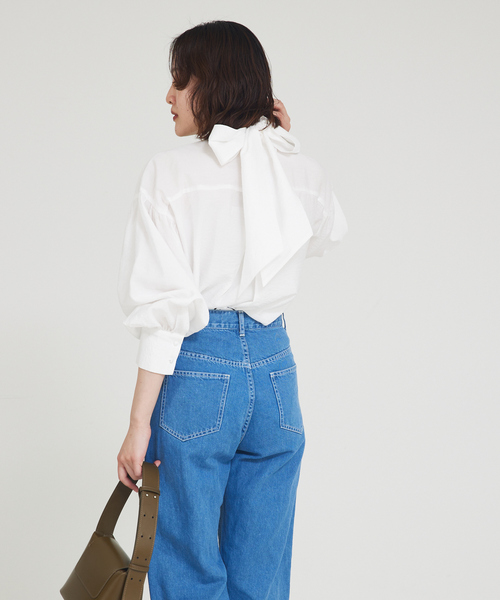 ブラウス シャツ シアーボウタイブラウス レディース : ZOZOTOWN Yahoo