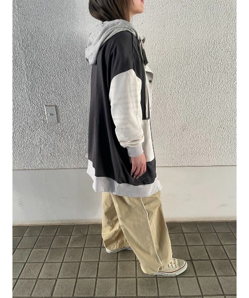 Rydia（リディア） パーカー コビニャーカンカンBIGフードパーカー