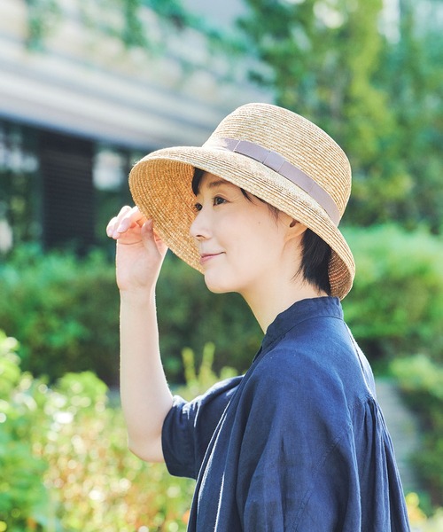 田中帽子店 帽子 ハット 日本製 ストローハット カサブランカ