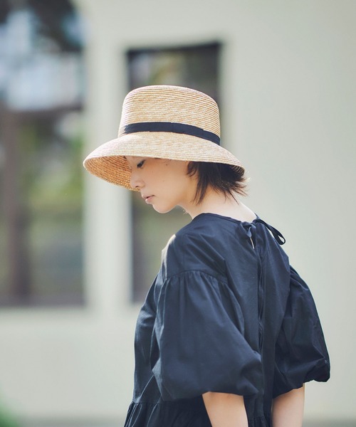 田中帽子店 帽子 ハット 日本製 ストローハット カサブランカ