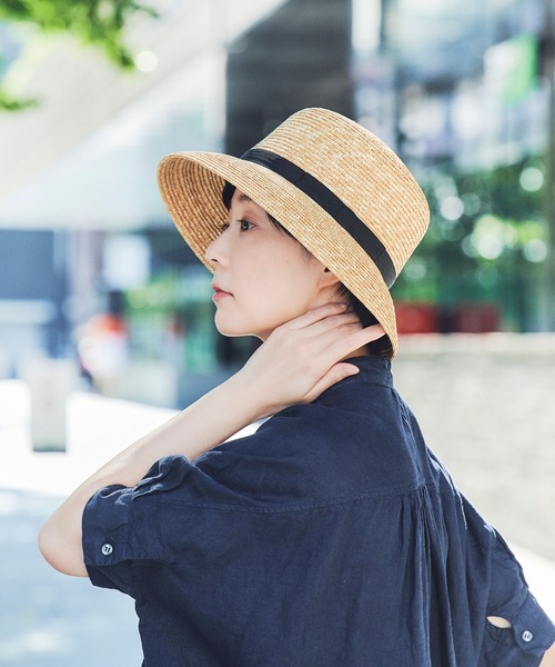 田中帽子店 帽子 ハット 日本製 ストローハット カサブランカ