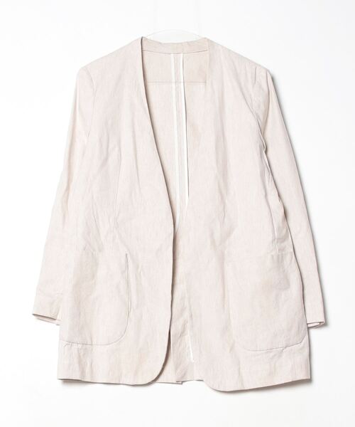 Spick & Span｜ハーフスリーブノーカラージャケット | Rakuten