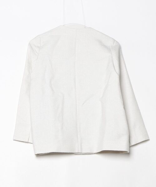 「nitca」 ツイードジャケット FREE ホワイト レディース_画像2