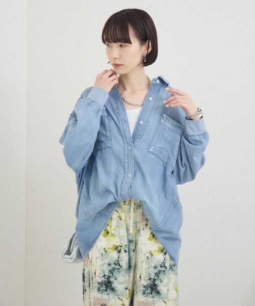 Dignite collier★ブラウスビスチェセットアップ白 Dignite collier☆ブラウスビスチェセットアップ白