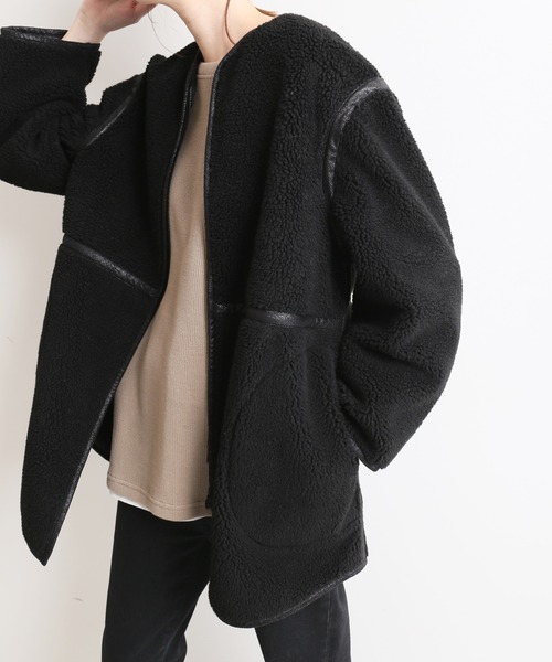 「SLOBE IENA」 ブルゾン 36 ブラック レディース_画像6