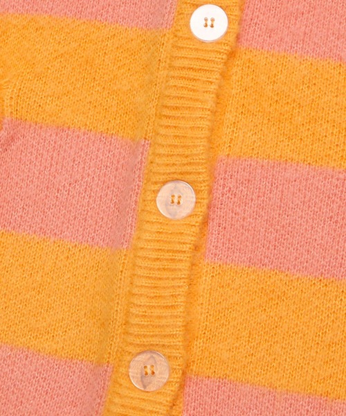 「Little sunny bite」 ニットカーディガン MEDIUM ブラウン レディース_画像7