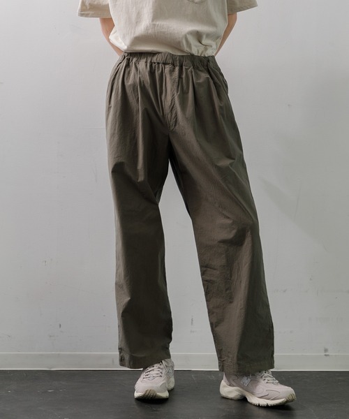 AMERICAN RAG CIE パンツ ORCIVAL Garment Dye Poplin Easy Pants