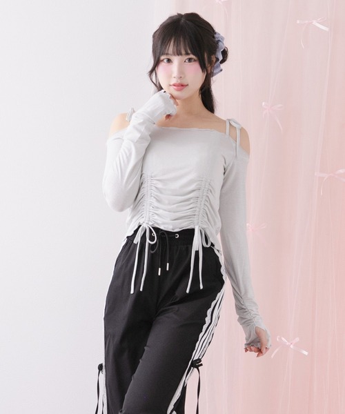 DearMyLoveRose（ディアマイラブローズ） tシャツ ラメシアー