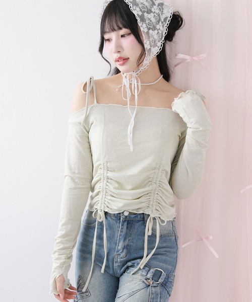 DearMyLoveRose（ディアマイラブローズ） tシャツ ラメシアー