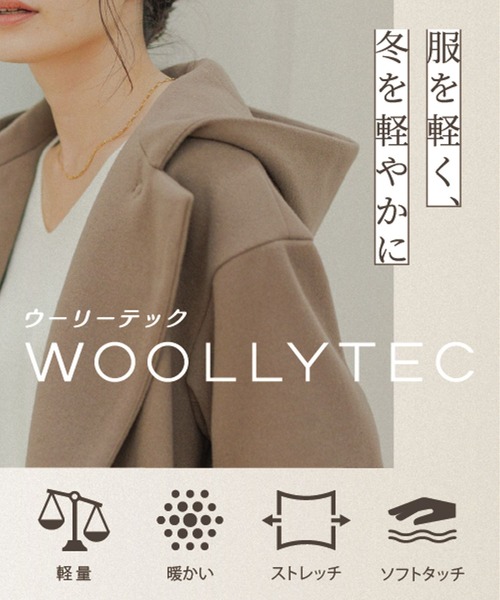 「GLOBAL WORK」 チェスターコート LARGE グレー系その他 レディース_画像4