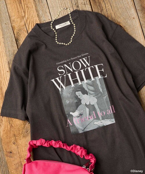 Alltimers スノーホワイト ビーニー　ディズニー　白雪姫 FREAK'S STORE tシャツ 「DISNEY Snow White」 モノクロフロント